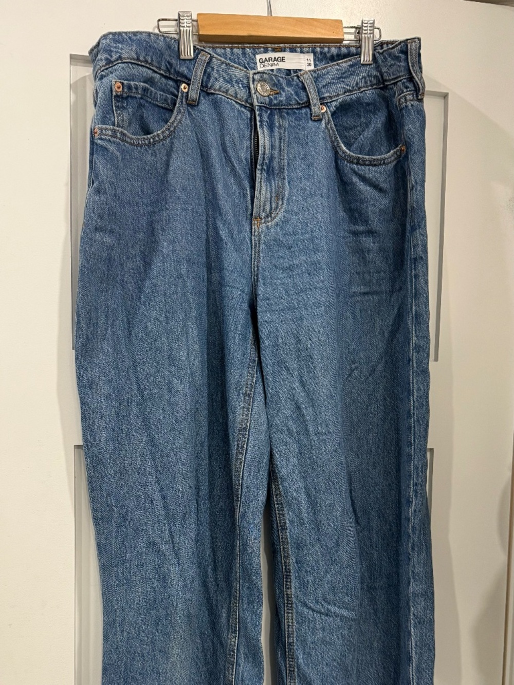 Baggy Garage Blue Jeans - Size 30